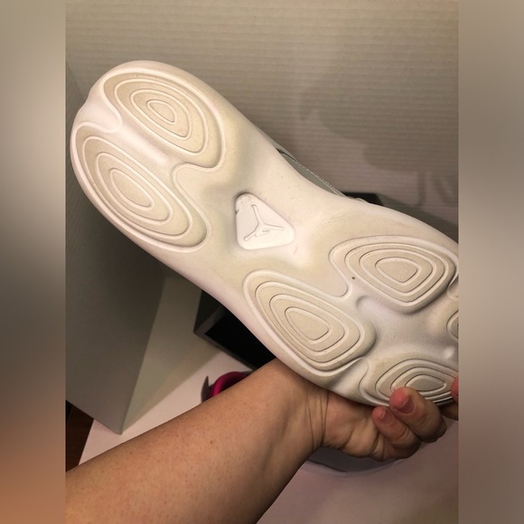 Women's Gray and Pink Jordan’s - Picture 6 of 13